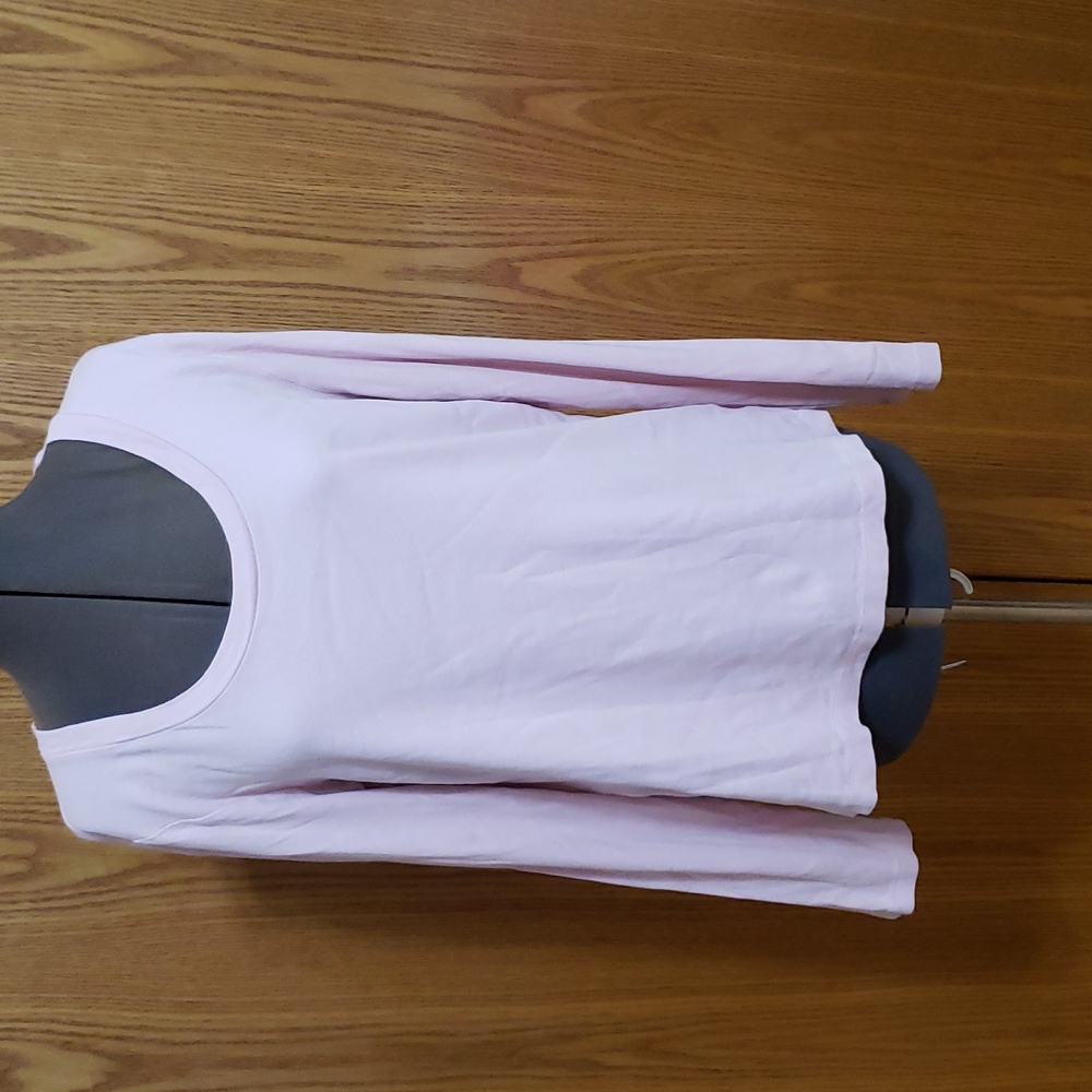 St. John's Bay - Pale Pink LS T-shirt (Ladies Large)